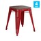 Flash Furniture 4 " Red Metal Stool with Wood Seat, PK4 ET-BT3503-18-RED-WD-GG - alternate 4